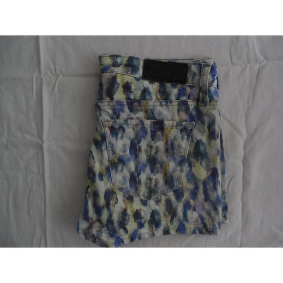 Big Star Pants - Big Star Shorts Womens 26 4 Multicolor Spotted Printed Denim Low Rise Festival